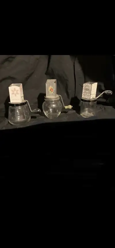 Great condition. Really cute on a shelf! All 3 for $30 or $12 each! From smoke free and pet free hom...