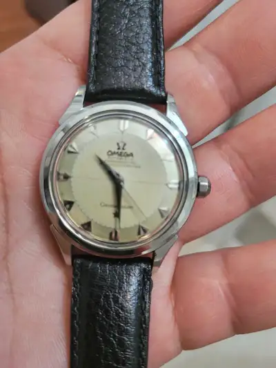 For sale is a vintage Omega Constellation Pie Pan Arrow Head Marker watch, a true classic timepiece...