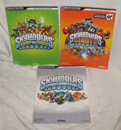 Skylanders Bradygames Game Guides Books, View more