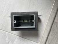 Non metallic electrical outlet box