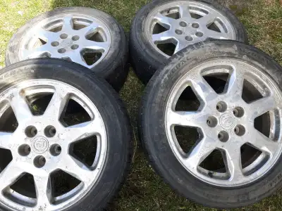 Hi I have 4 rims 17 inch 2 tires ok 2 no good. Need a clean up. Want them gone ASAP