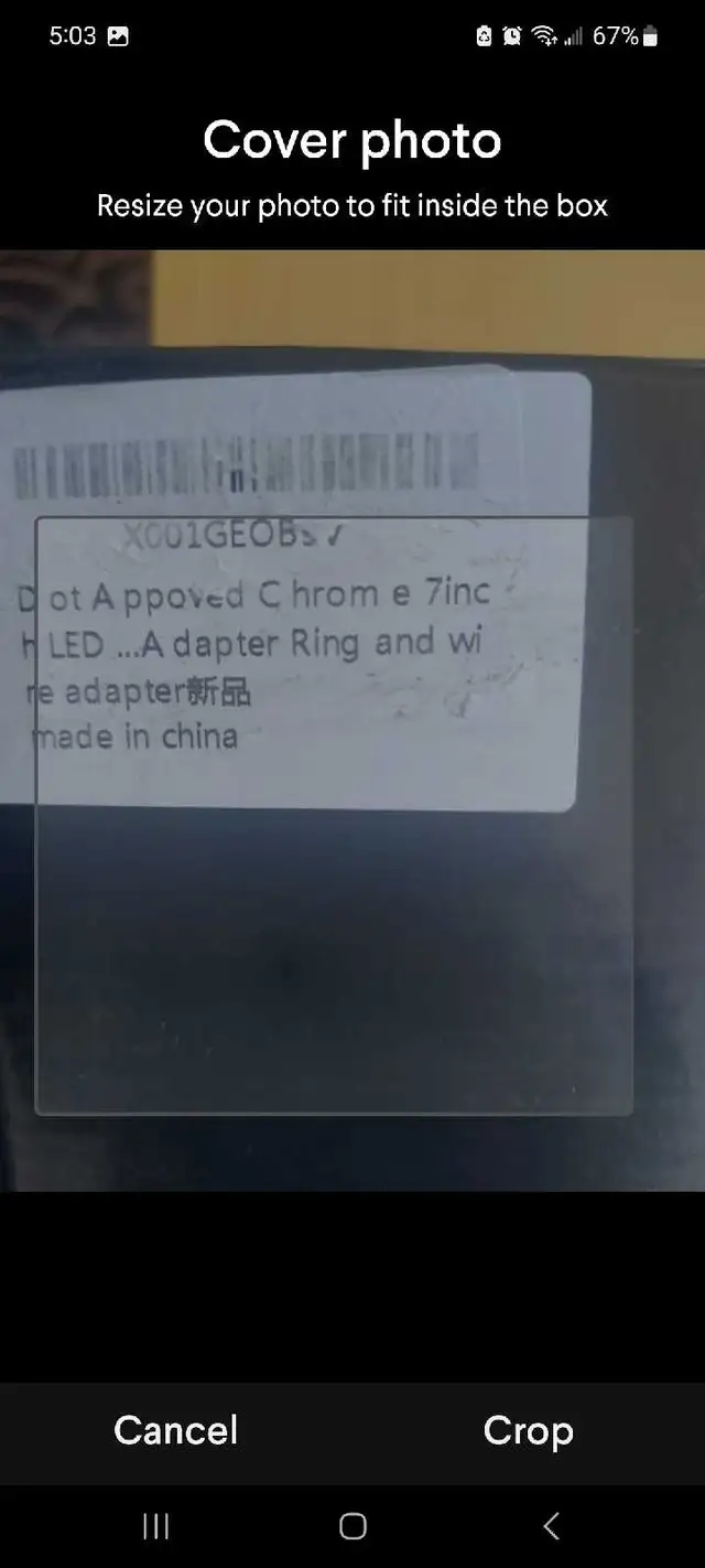 motorbike led headlight 7" and 2 lamps 5: brand new  in Other in London - Image 7