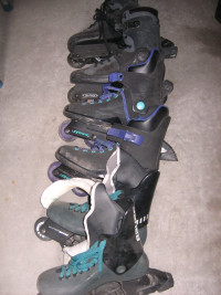 In Line Skates ( 3 pairs)