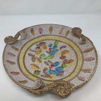 Vintage Fratelli Fanciullacci Handpainted Textured Italy Bowl
