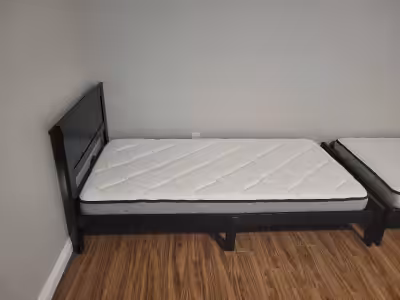 Twin slat bed, like new, rarely used. (2 available, price is per bed)