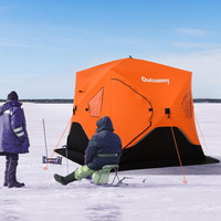 Outsunny 4 Person Ice Fishing Shelter