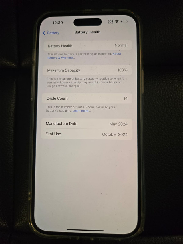 IPhone 15 Plus Pink – 100% Battery Excellent Condition, Unlocked in Cell Phones in Oshawa / Durham Region