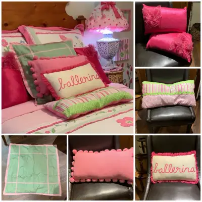 Pillows assorted girls room