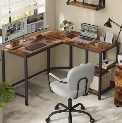 L-Shaped Desk/Table, View more