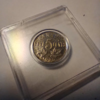 1925 Canada 5 Cents Coin. Scarce.