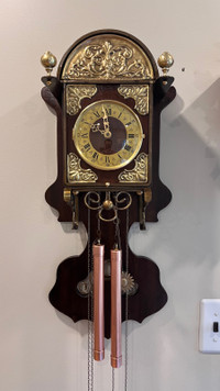 Vintage Wall Clock - selling as is 