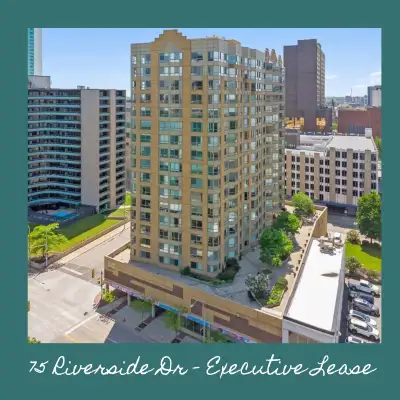 For Rent 75 Riverside - 1 bedroom Executive Apartment