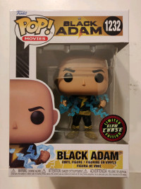 New Funko Pop Movies #1232 Black Adam Glow Chase vinyl figure