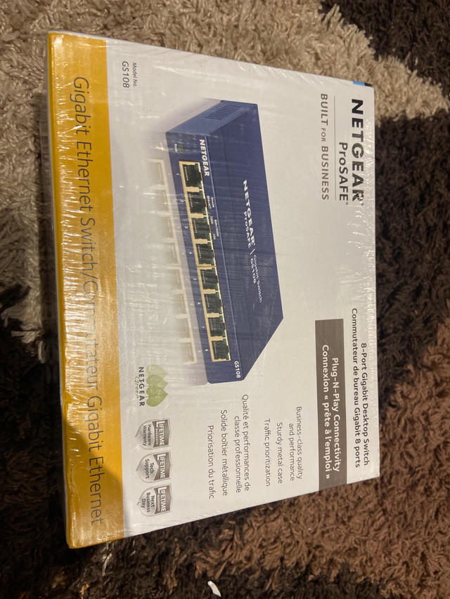 New- Netgear ProSafe 8 PortHigabit Desktop Switch in Networking in Markham / York Region