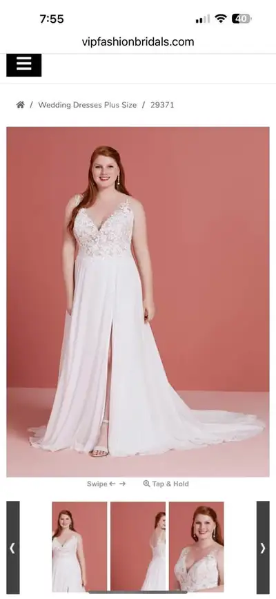 Plus Size Wedding Dress, View more