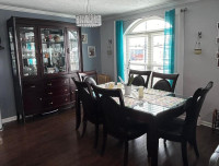Dinning room table and hutch