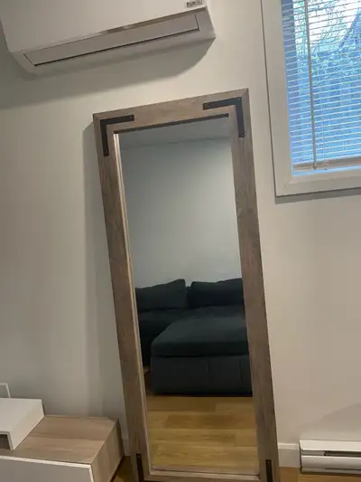 Mirror Rustic Wood Frame, View more