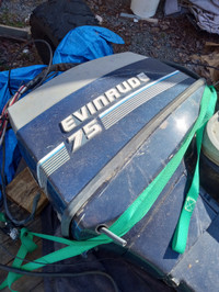 1979 Evinrude 75hp for parts or repair $500