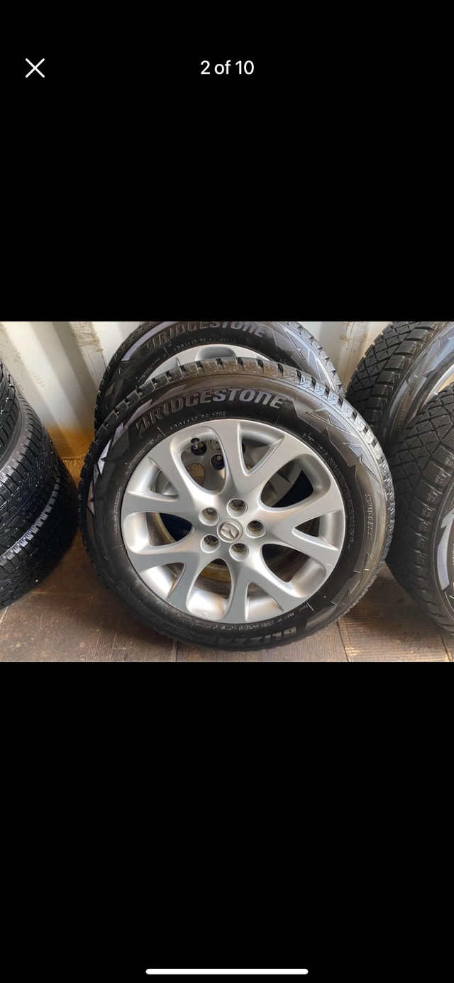 Set of 4 NEW BRIDGESTONE winter tires rims(235 60 18) pattern (5 in Tires & Rims in Oakville / Halton Region - Image 2