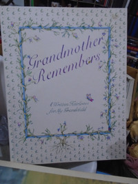 NEW Grandmother Remembers Book -  $15.