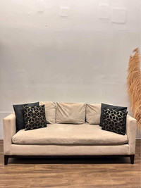 Premium West Elm Couch Designer Sofa 3 Seater Free Delivery