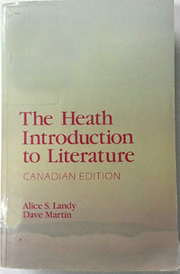 The Heath Intro to Literature, Canadian Edition, 1987