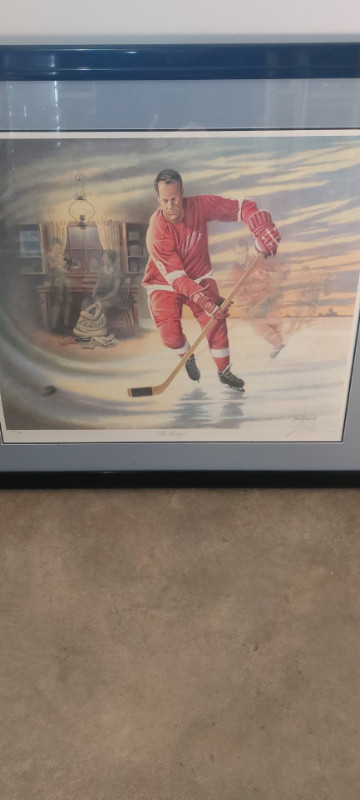 Gordie Howe Print for sale $ 125 in Arts & Collectibles in Chatham-Kent - Image 4