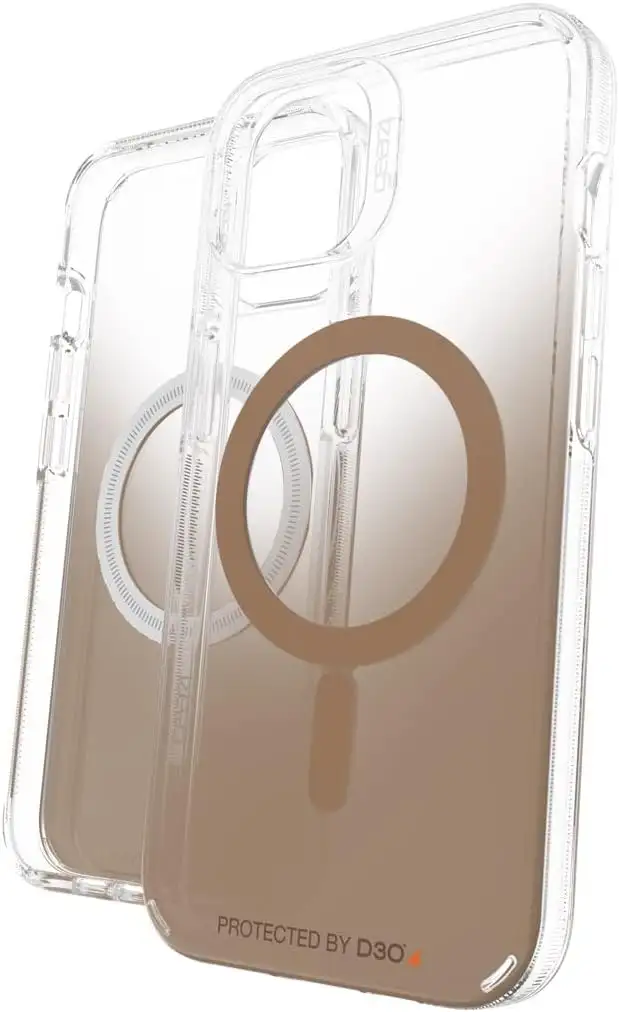 Apple iPhone 13 MagSafe Compatible Case - Fades Clear to Brown in Cell Phone Accessories in City of Toronto - Image 2
