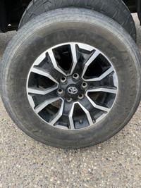 Set of 4 Tacoma rims and tires