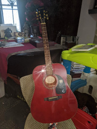 Epiphone DR-100 WR Acoustic Guitar, wine redd