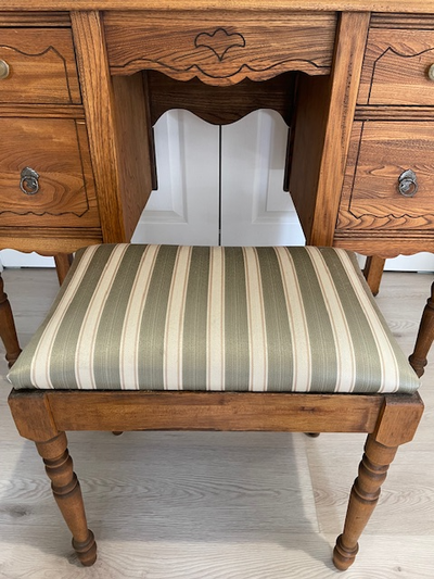 VANITY/MAKE UP TABLE AND STOOL, View more