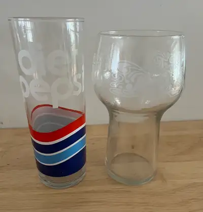Vintage Pepsi Cola Glasses, View more