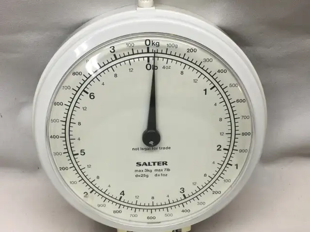 VINTAGE SALTER KITCHEN WALL SCALES in Arts & Collectibles in St. Catharines - Image 2