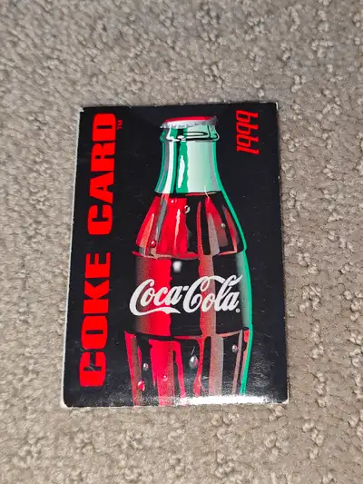 I am selling a Rare Vintage Coca-Cola Coke Card 1999 Collectible with sleeve in great vintage condit...