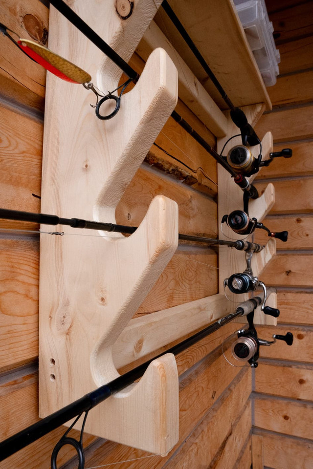 Fishing rod holder / shelf / organizer in Home Décor & Accents in Whitehorse - Image 3