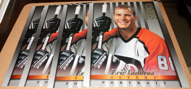 Eric Lindros Philadelphia Flyers 8x10  4x Photo 1997 Cards in Arts & Collectibles in Kawartha Lakes