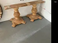 Solid wood table, hardly used