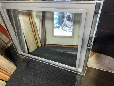 Large Beveled Wall Mirror – Excellent Condition, View more