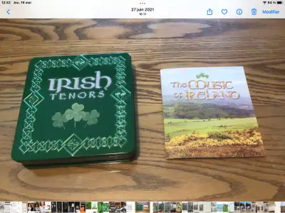 3 cds de musique traditionnelle d’Irlande Irish Ténors dans un boîtier. Musique celtique. Plusieurs...