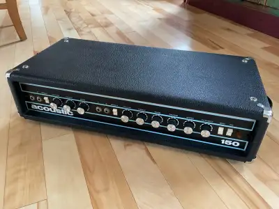 Amplificateur guitare et basse vintage Acoustic 150 Control Corp, View more