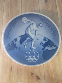1976 Montreal Olympics Royal Copenhagen collectors plate