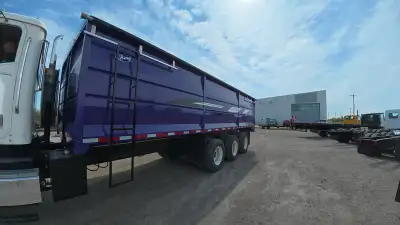 We sell used trucks and new grain boxes as well as grain trailers. Super B grain trailers starting a...