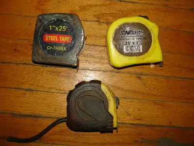 25' TAPE MEASURE X3, View more