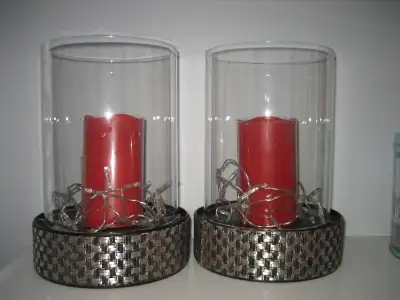 Ikea Clear Glass Cylinder Hurricane, View more
