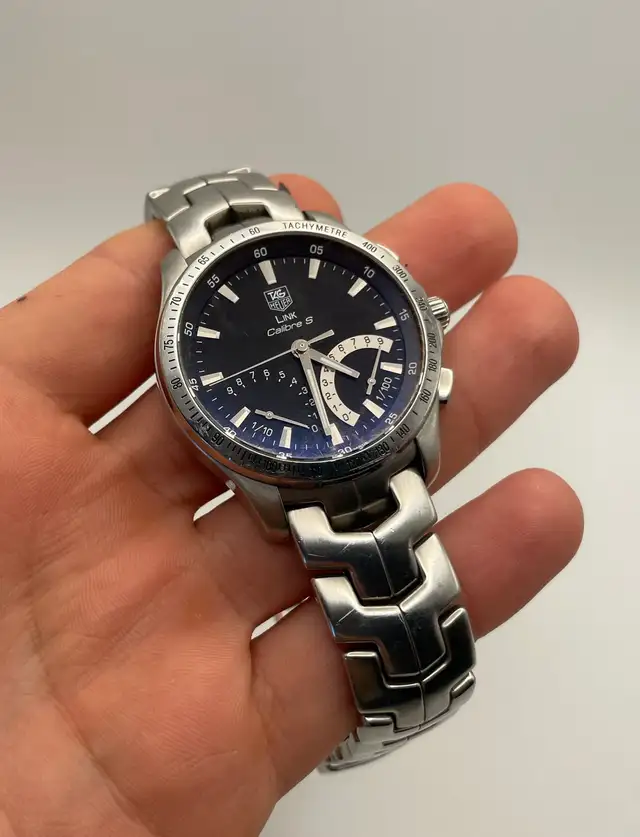 TAG Heuer Link Calibre S CJF7110.BA0592 Chronograph Men Watch in Jewellery & Watches in City of Montréal - Image 6