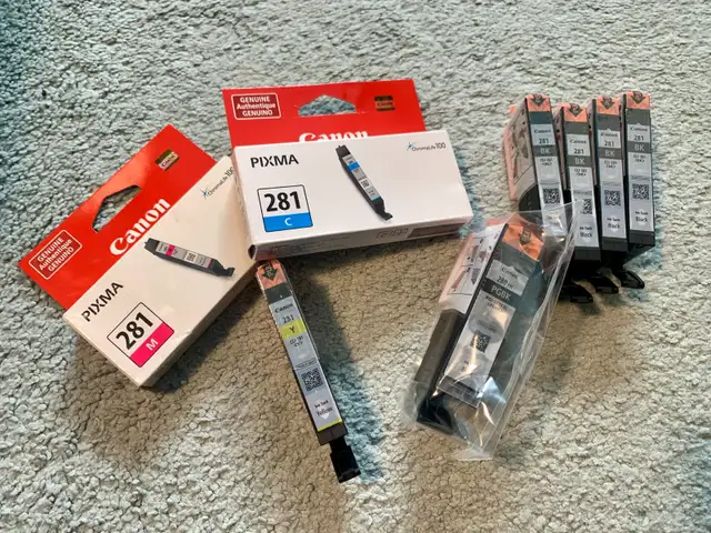 Original Canon PGI-280 and CLI-281 inks in Printers, Scanners & Fax in City of Toronto - Image 2