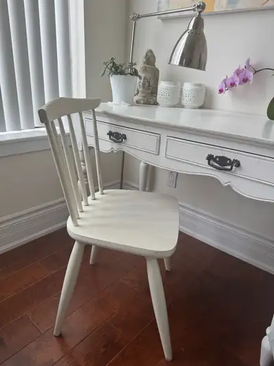 White Wooden Chair, View more