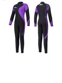 Owntop Full Wetsuit for Women 2X - 3mm Neoprene Diving Suits 