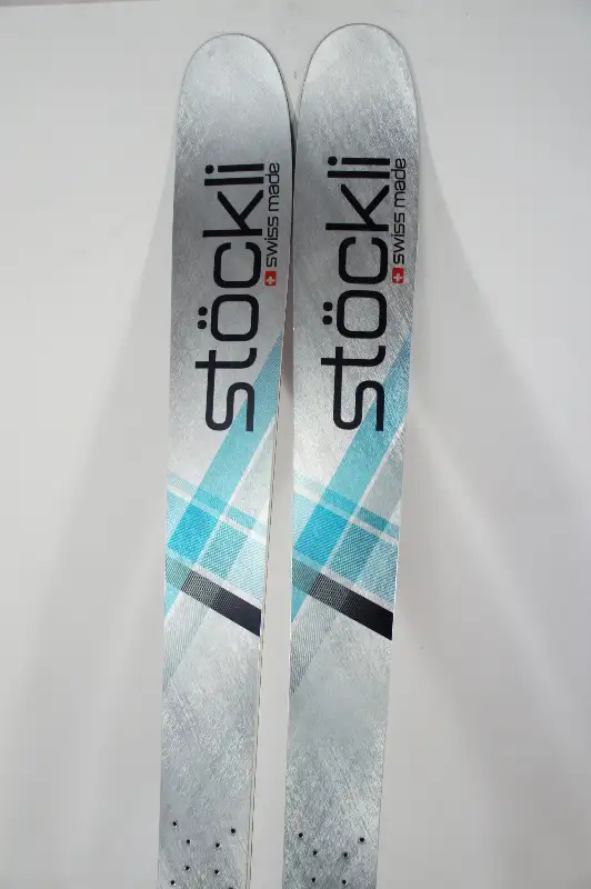 GORGEOUSE STOCKLI 175cm WORLD SKIS SWISS HANDMADE 95MM DRILLED in Ski in Markham / York Region - Image 10