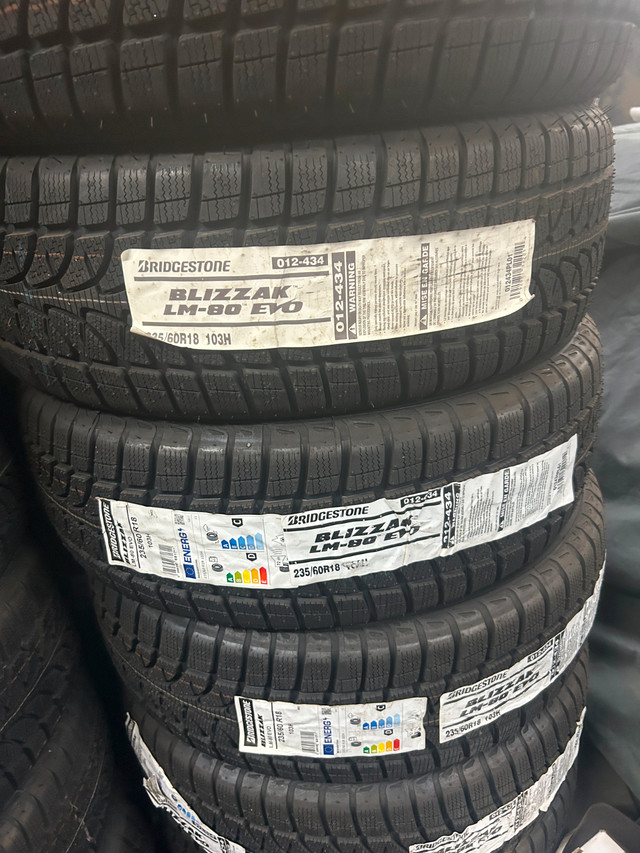 New Bridgestone Blizzak LM-80 EVO 235/60R18 tires in Tires & Rims in Ottawa - Image 2